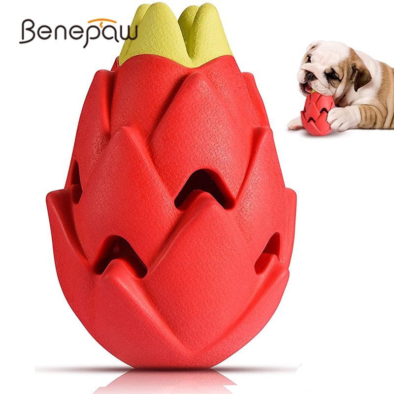 Indestructible Dog Chew Toy - Benepaw Tidak Bisa Dihancurkan Pitaya Anjing
