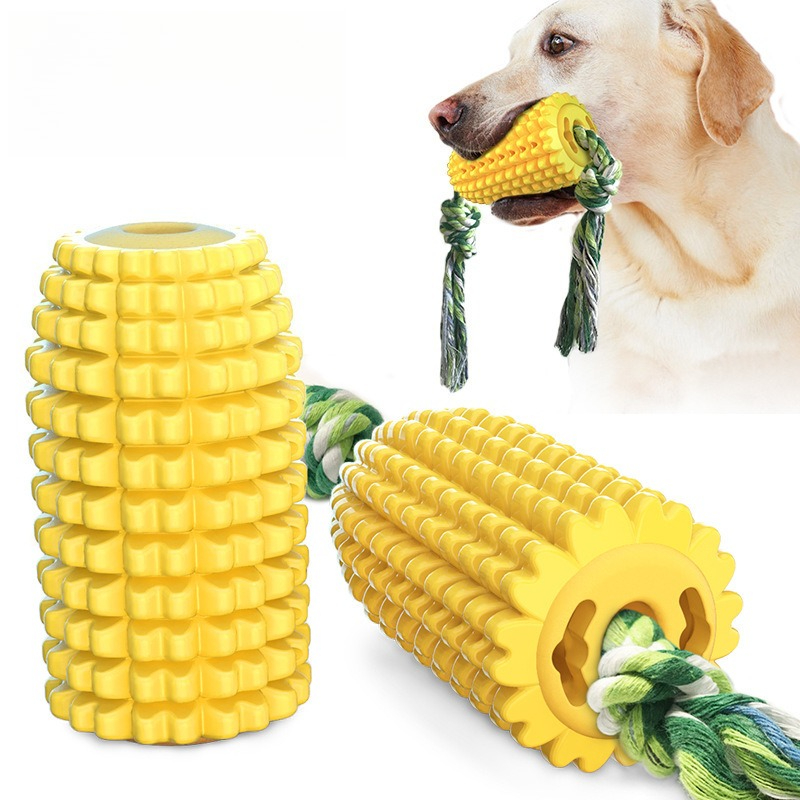 Dog Rope Toy Aggressive Chewers - Mainan Kunyah Anjing Bentuk Jagung untuk