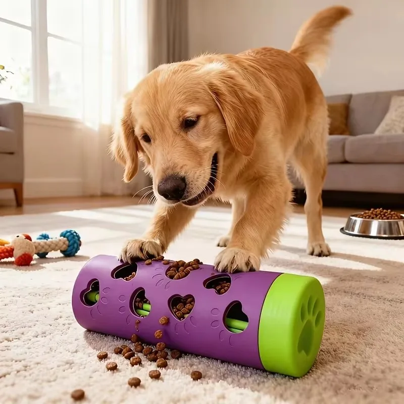 Rubber Treat Dispensing Dog Toy - Mainan Karet Pengeluarkan Camilan Untuk Anjing,