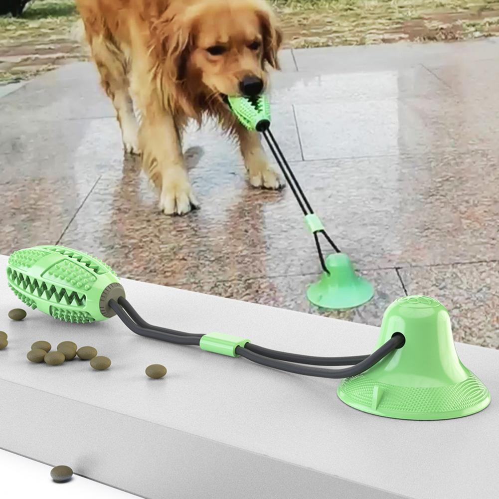 Suction Cup Dog Tug Toy - Mainan Kunyah Anjing untuk Pengunyah Agresif