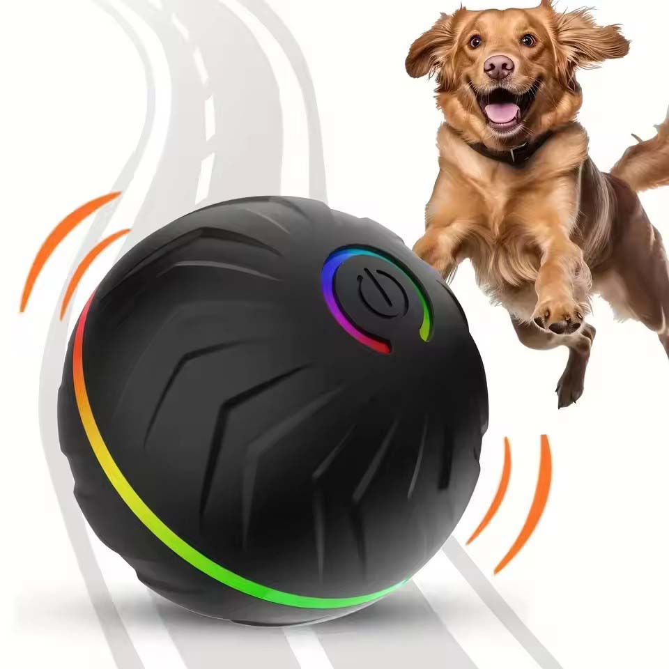 Automatic Moving Dog Ball - Bola Mainan Anjing Pintar Interaktif -