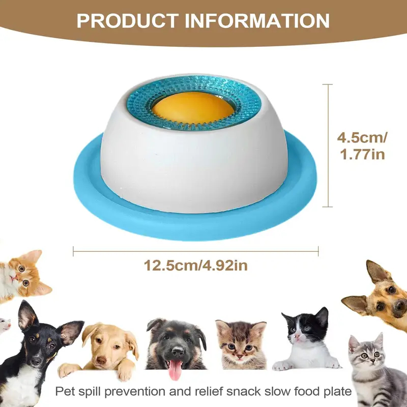 Dog Puzzle Feeder Toy - Mainan Puzzle Hewan Peliharaan 2-in-1 Slow