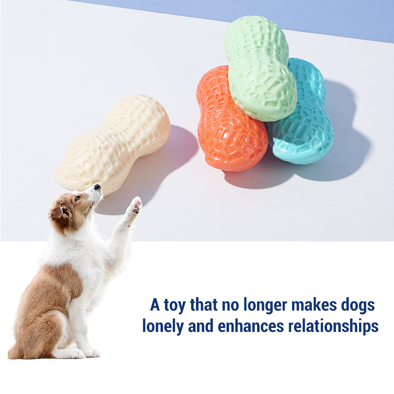 Teeth Cleaning Dog Chew Bone - Mainan Kunyah Tulang Kacang Berbunyi Kresek