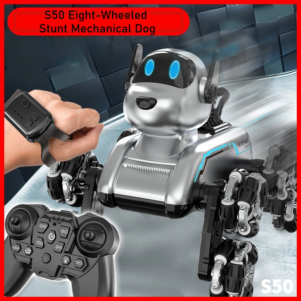 Dog Toys - S50 Robot Anjing Cerdas Sensor Gerak