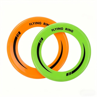 Flying Disc Dog Training Toy - 2 Buah Cincin Terbang Berongga Polipropilena