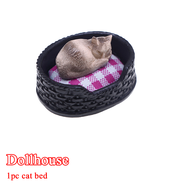 Pet Beds - 1/12 Model Tempat Tidur Kucing Mini