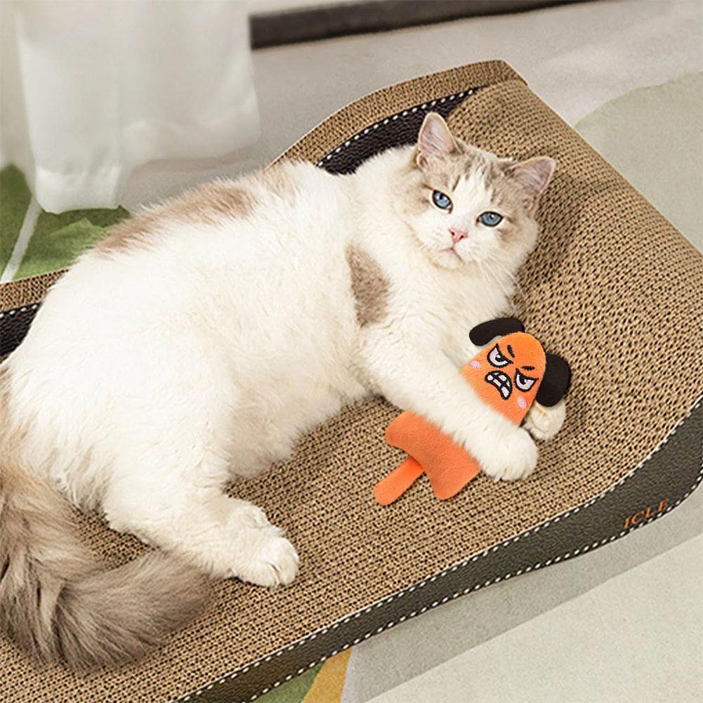 Catnip Interactive Plush Mouse - Mainan Kucing Bentuk Tikus Lucu dengan