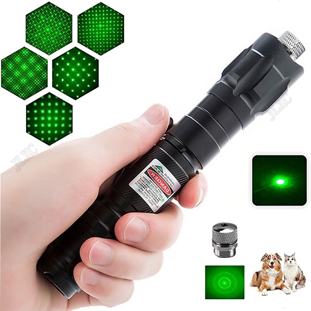 Laser Pointer Cat Toy Automatic - (Tidak menyediakan baterai) Penunjuk Laser Hijau