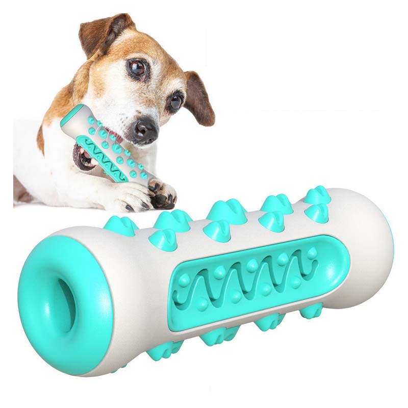 Teeth Cleaning Dog Chew Bone - Tongkat Gigit Anjing TPR, Tahan Lama,