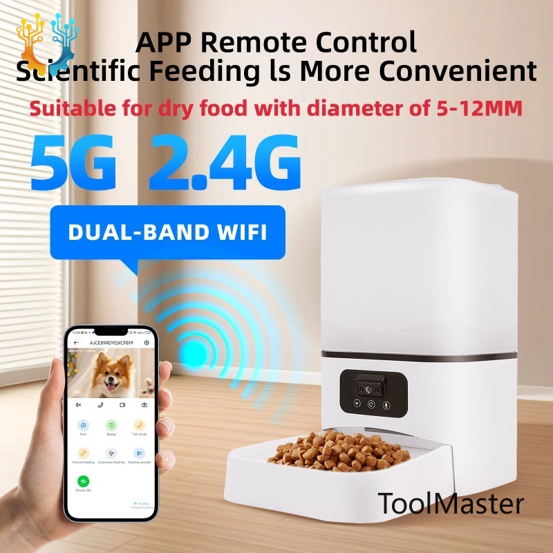 Pet Feeders - 【2026】6L Pengumpan Kucing Otomatis Cerdas Dengan