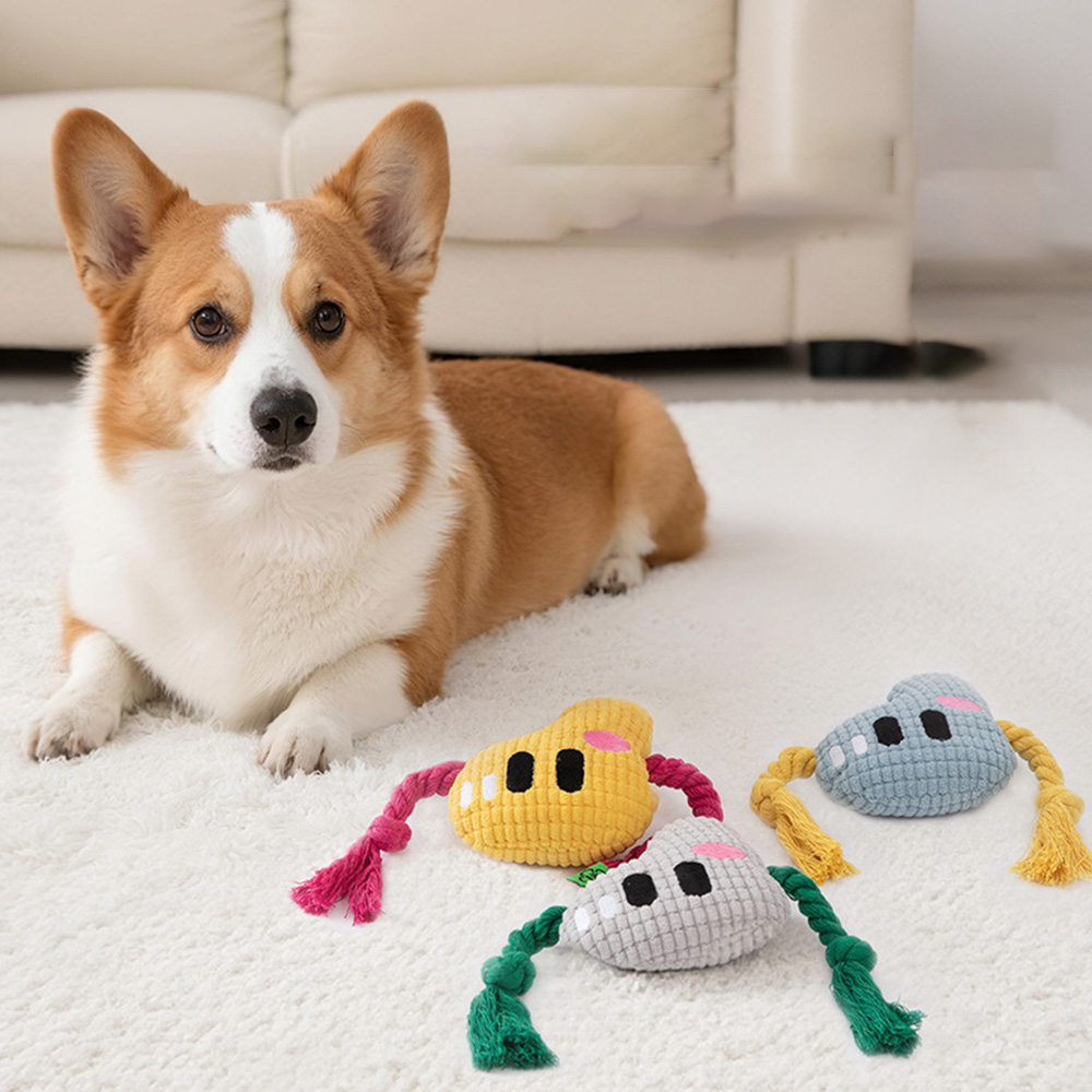 Dog Rope Toy Aggressive Chewers - Mainan Kunyah Anjing - Desain Simpul