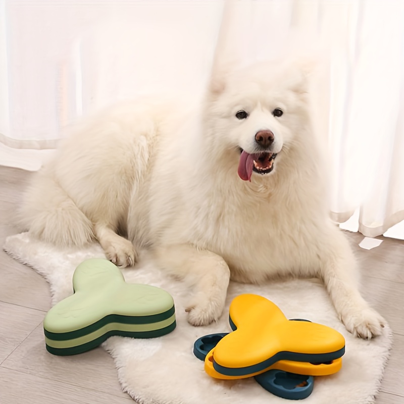 Dog Puzzle Feeder Toy - 1 Buah Mangkuk Makanan Interaktif Anti