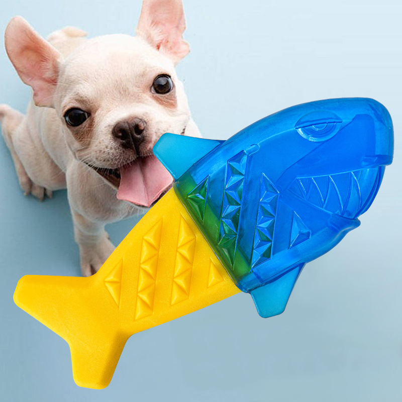 Teeth Cleaning Dog Chew Bone - Mainan Pendingin Anjing Musim Panas yang
