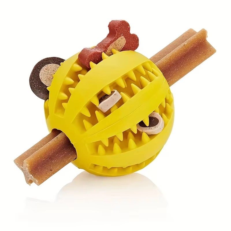 Dog Puzzle Feeder Toy - 1/2 Buah Bola Mainan Anjing Bola