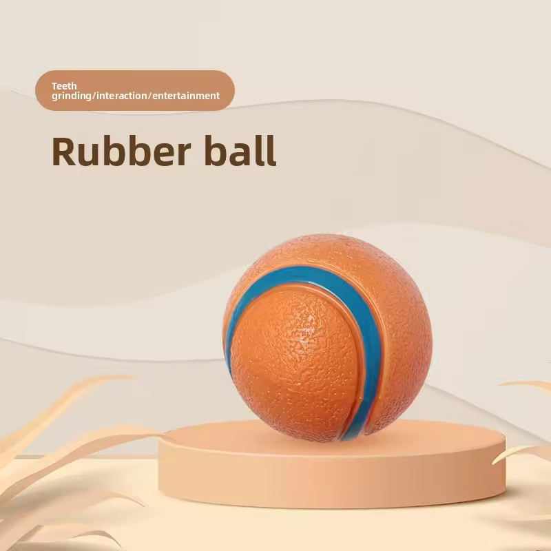 Mainan Bola Anjing Elastis Tah - Indestructible Dog Chew Toy ulasan dan harga