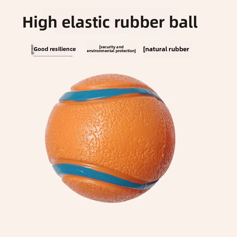 Mainan Bola Anjing Elastis Tah - Indestructible Dog Chew Toy ulasan dan harga