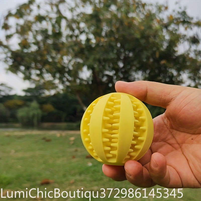 Bola Mainan Anjing Berisi Cami - Rubber Treat Dispensing Dog Toy ulasan dan harga