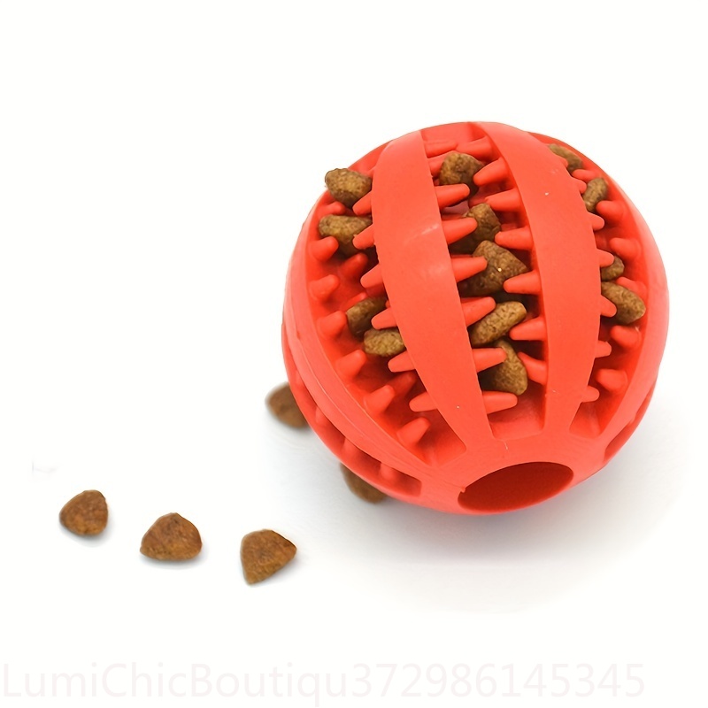 Bola Mainan Anjing Berisi Cami - Rubber Treat Dispensing Dog Toy ulasan dan harga
