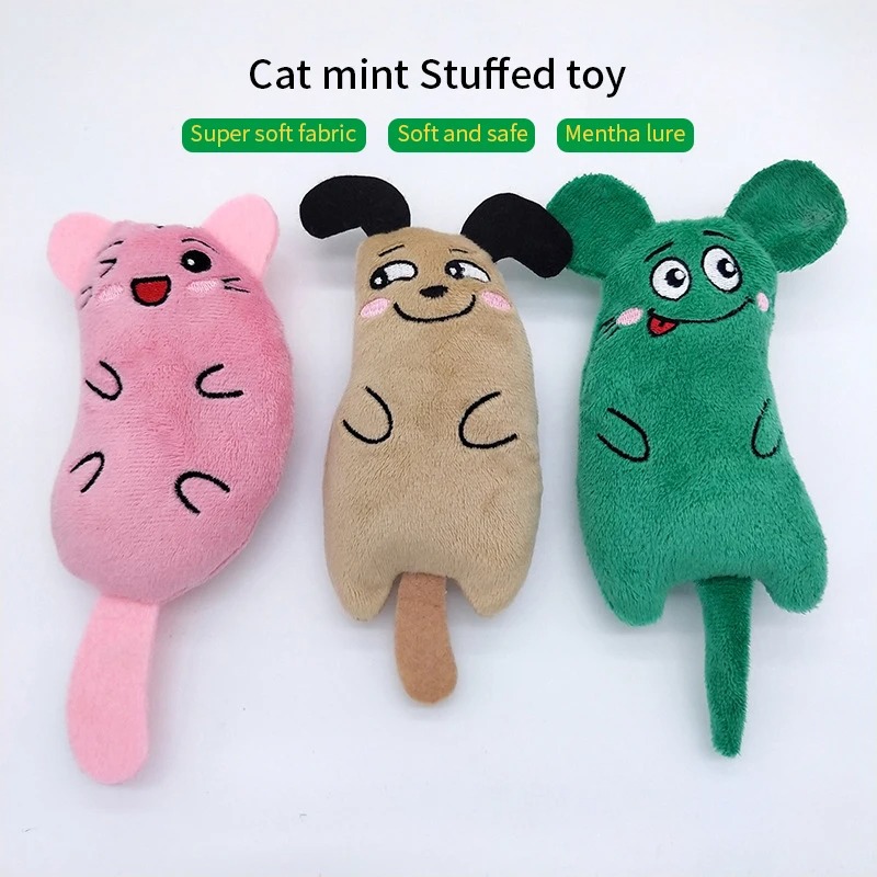 Mainan Kucing Lucu Mainan Kuci - Catnip Interactive Plush Mouse ulasan dan harga