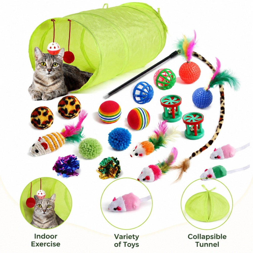 Paket Mainan Interaktif Kucing - Catnip Interactive Plush Mouse ulasan dan harga