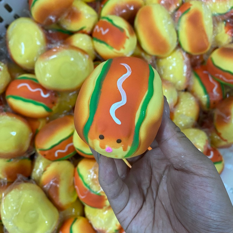 Bola Squishy Buatan Tangan Ben - Dog Toys ulasan dan harga