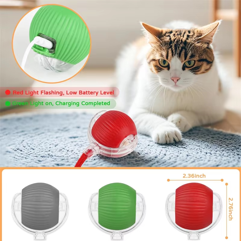 Mainan Bola Interaktif Kucing  - Automatic Moving Dog Ball ulasan dan harga