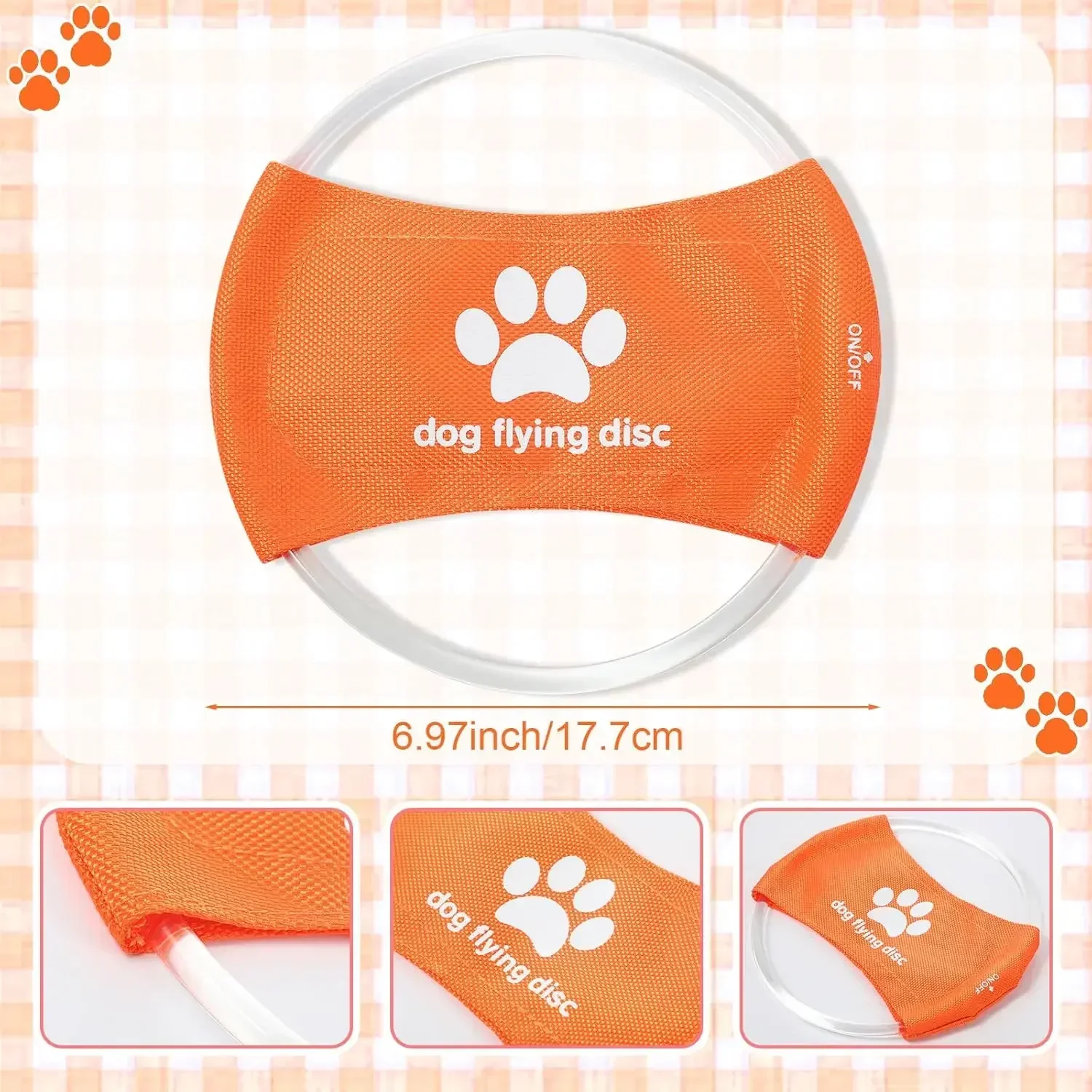 Mainan Anjing Mainan Terbang C - Flying Disc Dog Training Toy ulasan dan harga