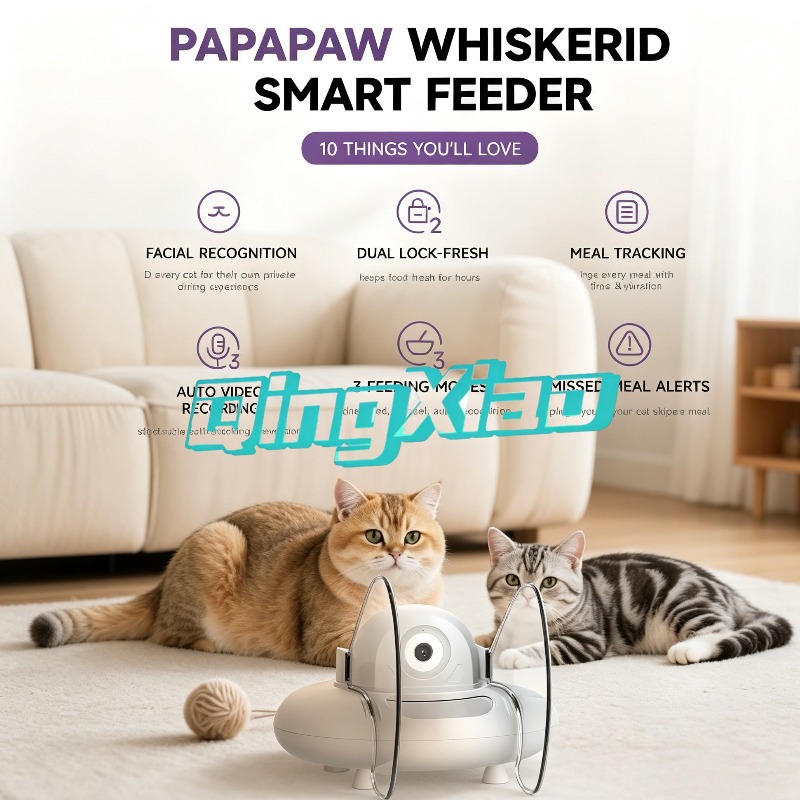 Pengumpan Kucing Pintar AI den - Pet Feeders ulasan dan harga
