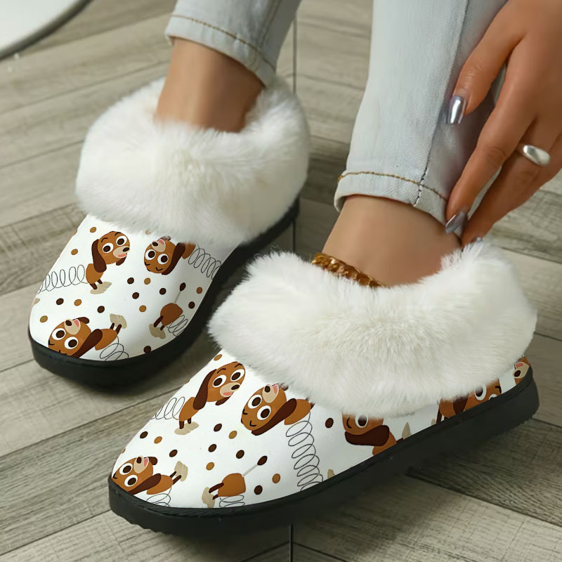 Sandal Rumah Wanita Motif Anji - Dog Toys ulasan dan harga