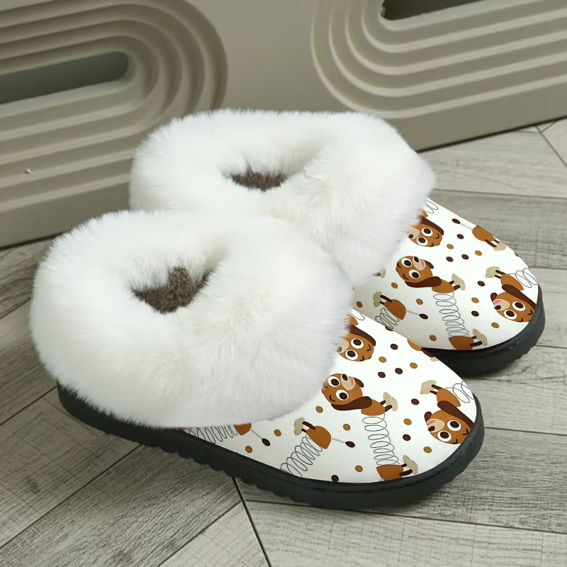 Sandal Rumah Wanita Motif Anji - Dog Toys ulasan dan harga