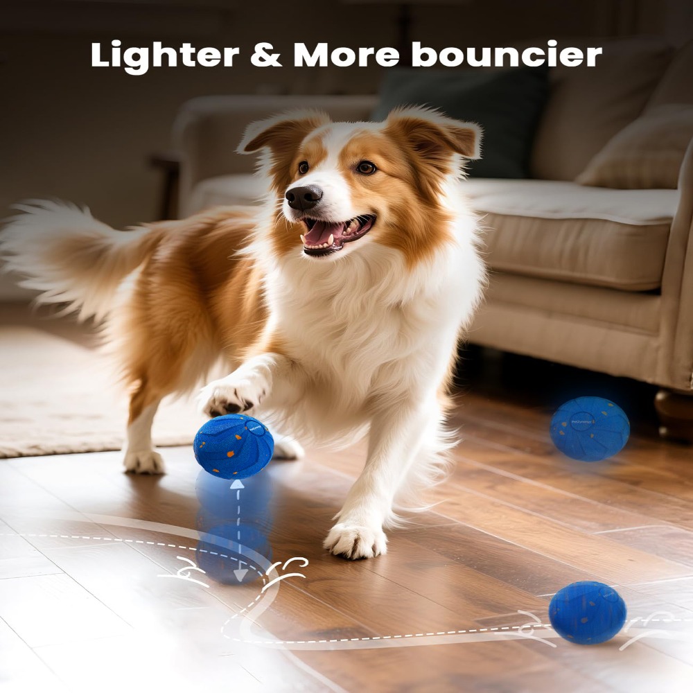Bola Mainan Anjing Pintar Taha - Automatic Moving Dog Ball ulasan dan harga