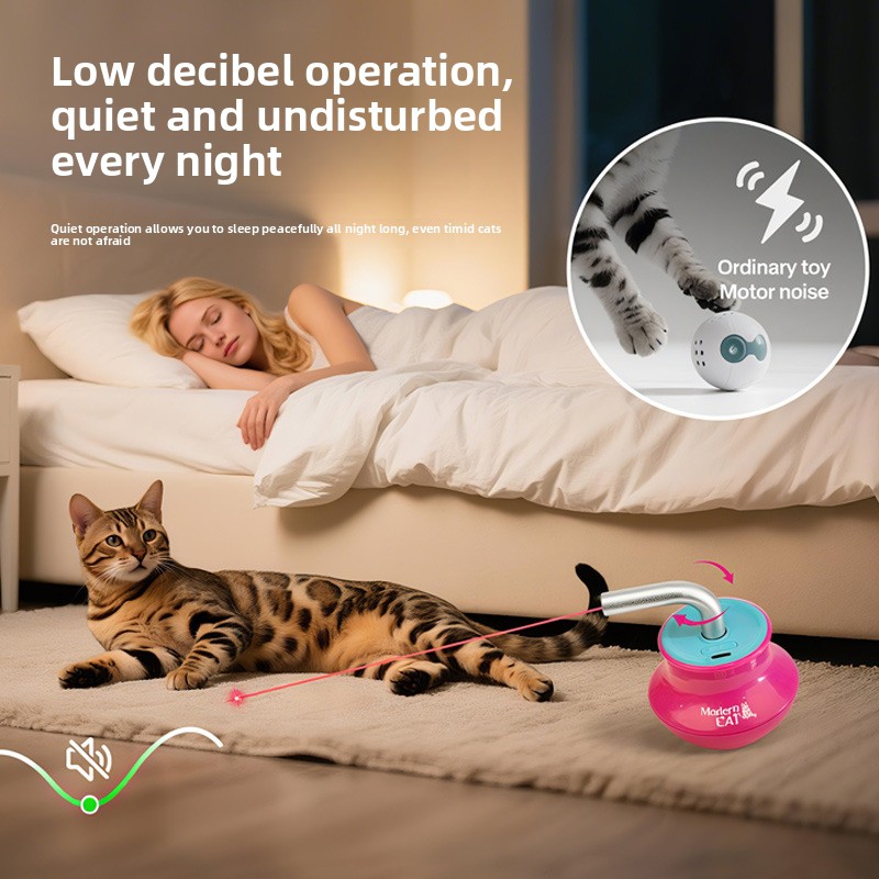 Mainan kucing otomatis: tongka - Laser Pointer Cat Toy Automatic ulasan dan harga