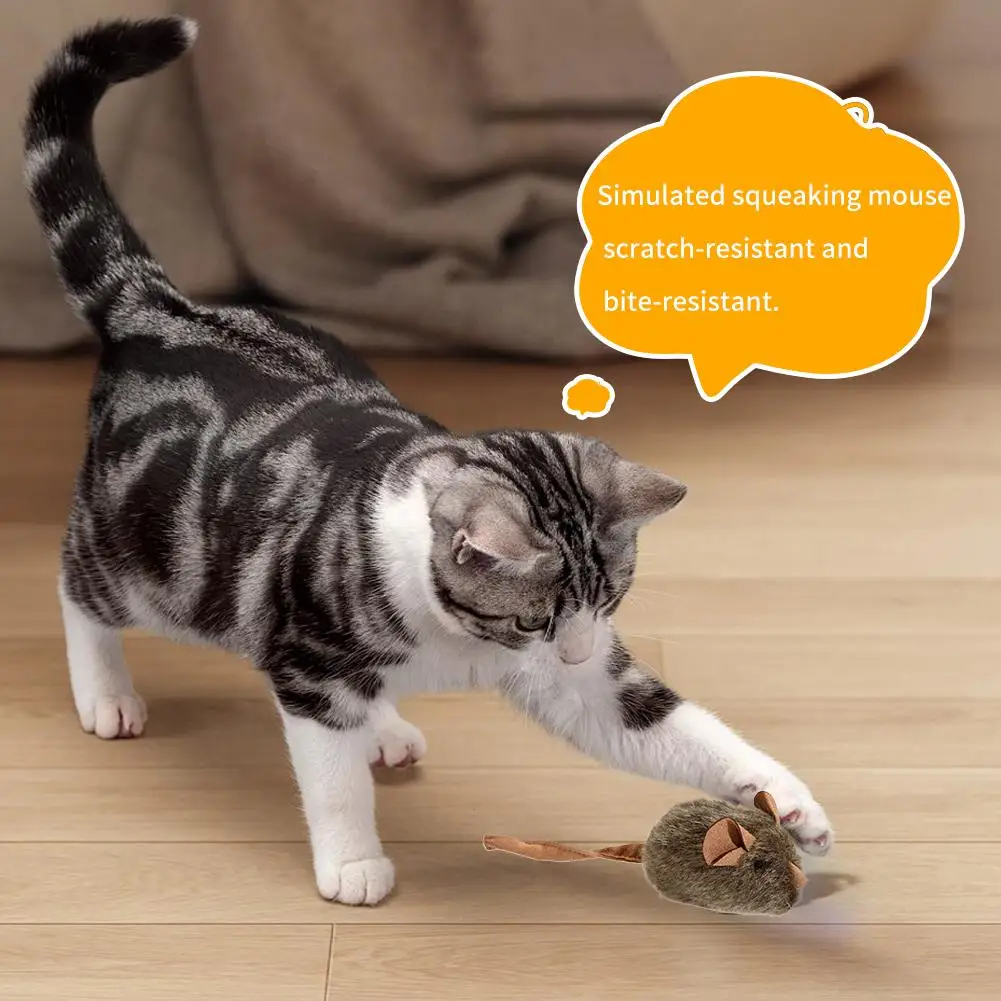 Mainan Tikus Boneka Lucu untuk - Catnip Interactive Plush Mouse ulasan dan harga