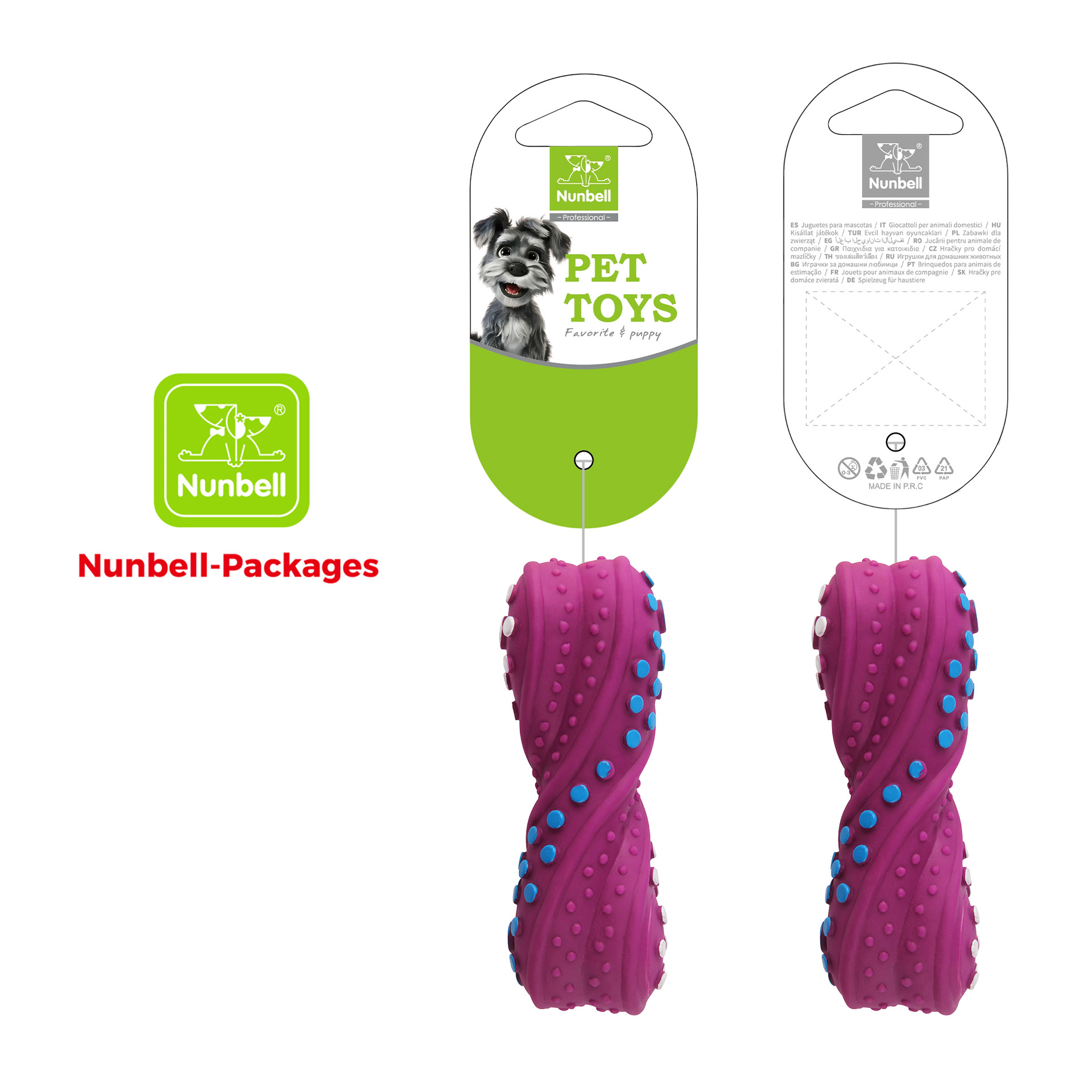 Mainan Anjing Berbunyi Bentuk  - Teeth Cleaning Dog Chew Bone ulasan dan harga