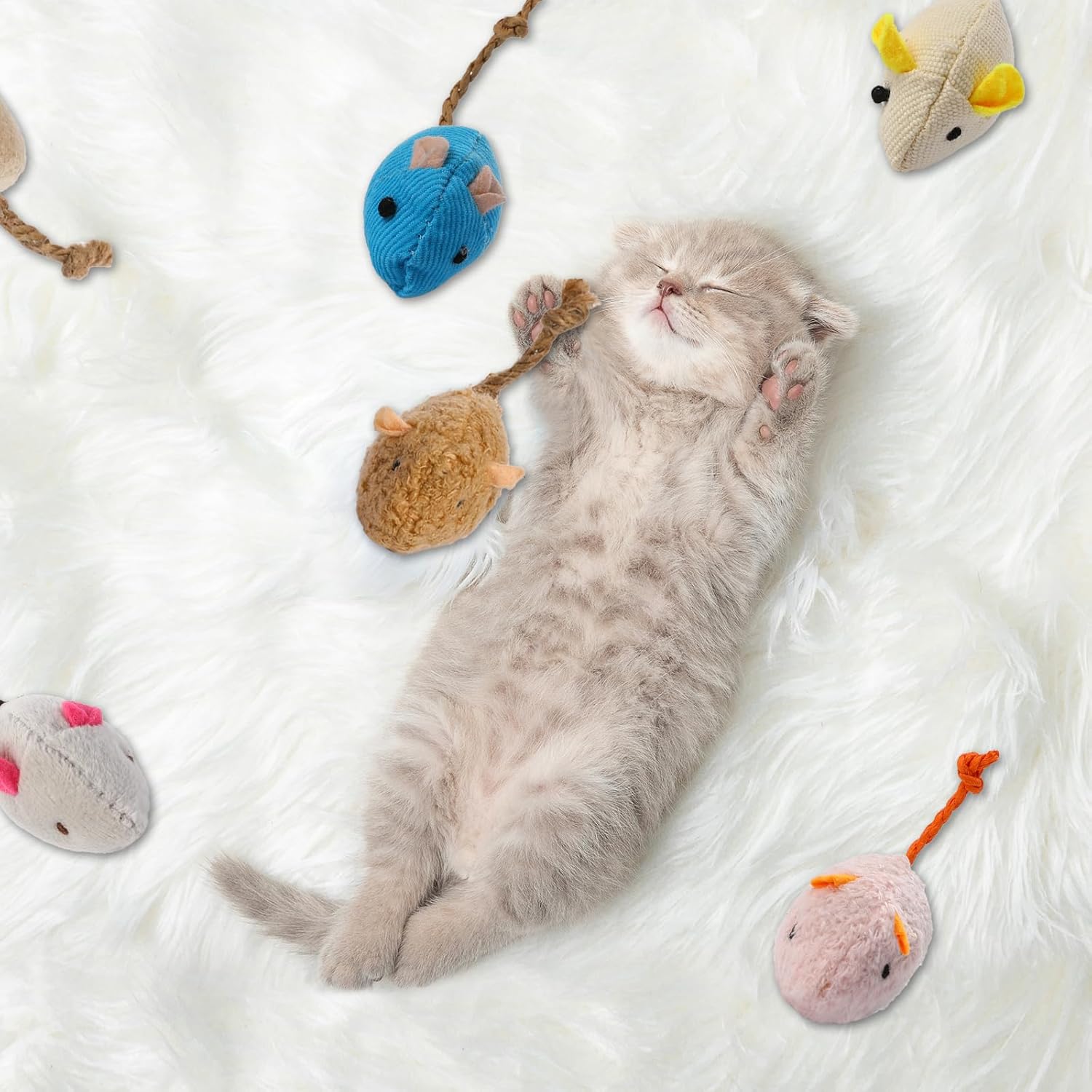 8 mainan kucing dan tikus inte - Catnip Interactive Plush Mouse ulasan dan harga