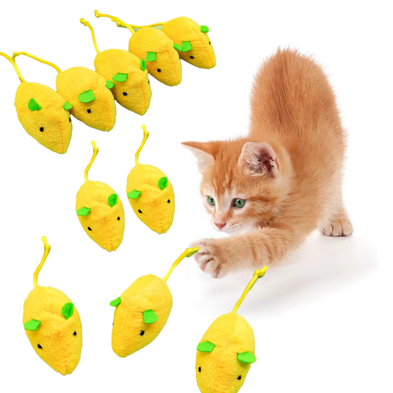 Mainan Tikus Interaktif untuk  - Catnip Interactive Plush Mouse ulasan dan harga