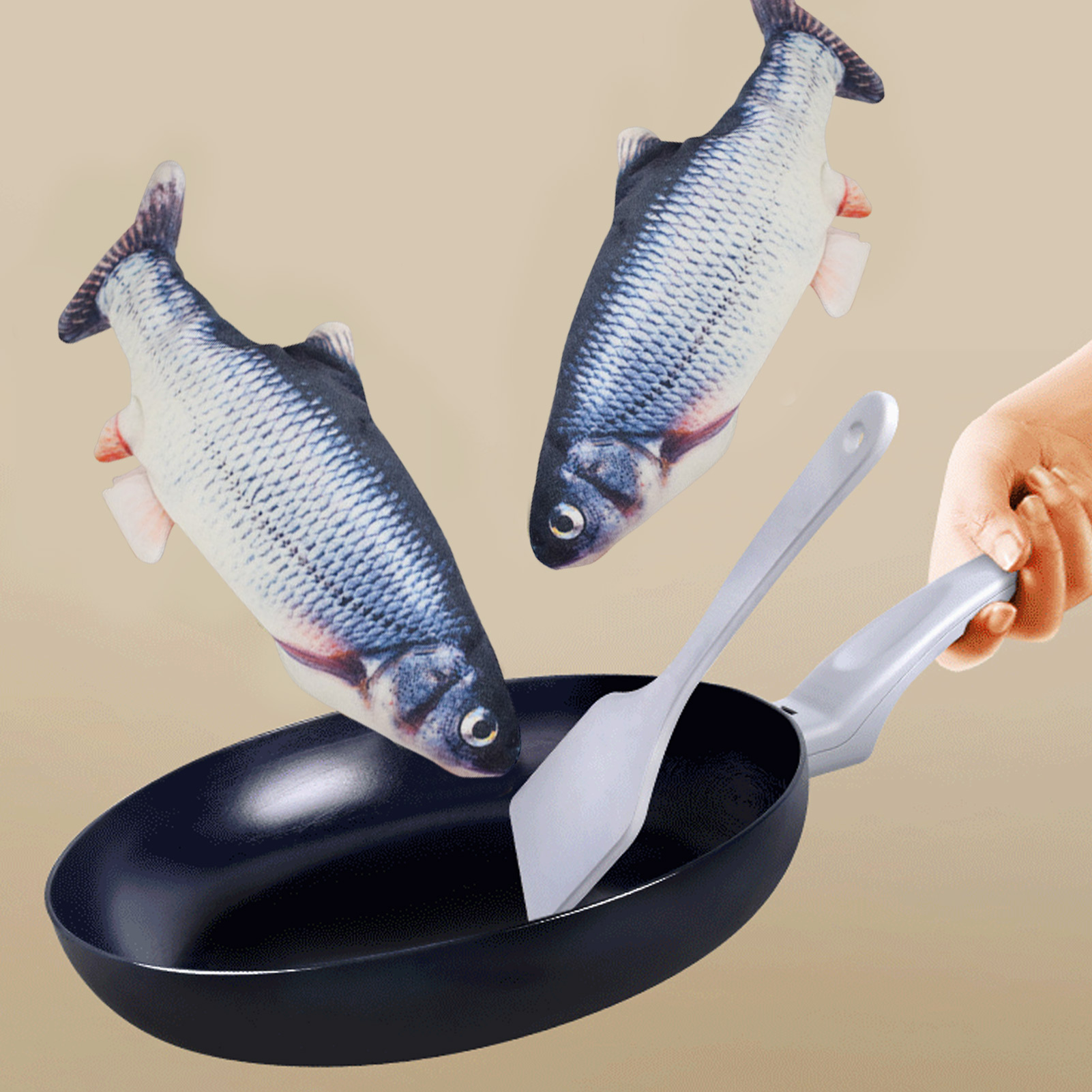 Mainan Ikan untuk Kucing, Peng - Electric Floppy Fish Dog Toy ulasan dan harga