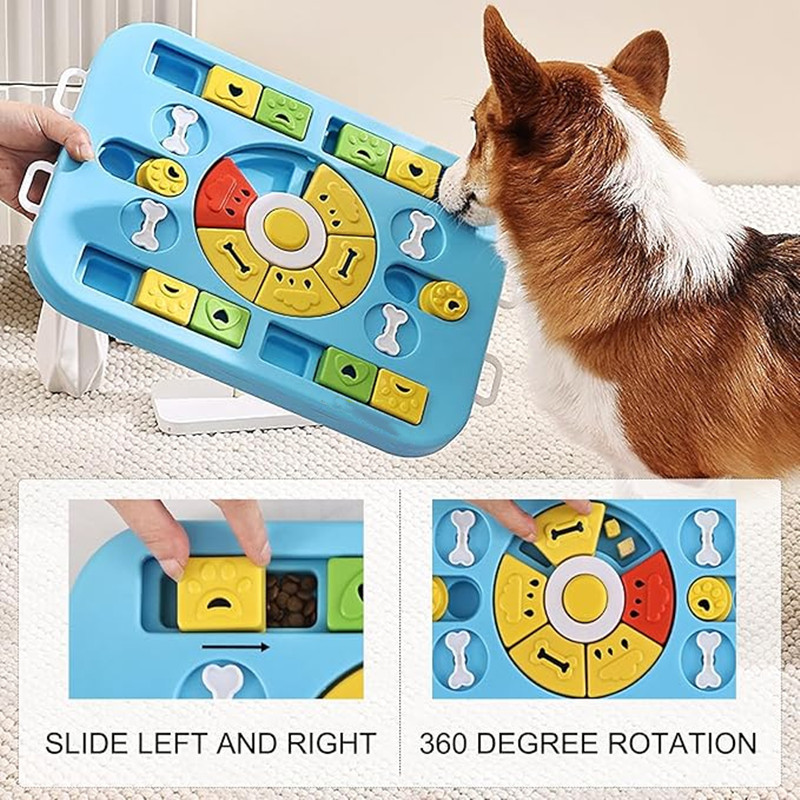 Mainan Puzzle Anjing Interakti - Dog Puzzle Feeder Toy ulasan dan harga
