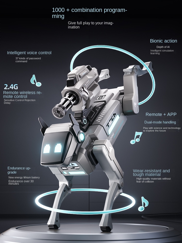 Robot Anjing AI Mainan Remote  - Dog Toys ulasan dan harga