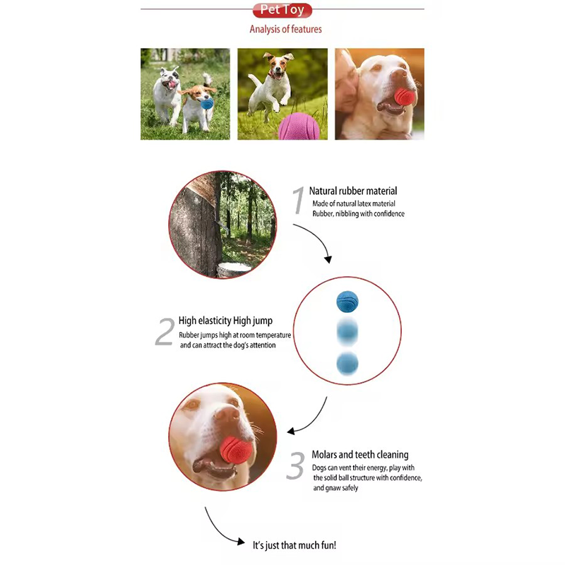 Bola Karet Solid untuk Anjing, - Indestructible Dog Chew Toy ulasan dan harga