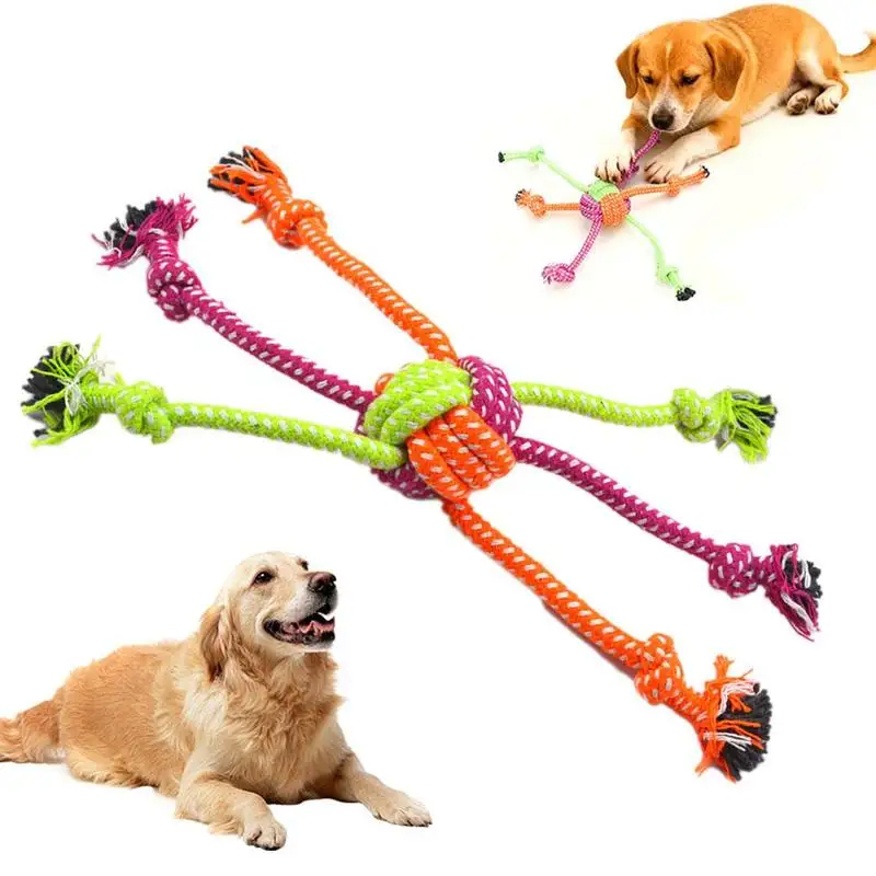 Mainan Kunyah Anjing Tahan Lam - Dog Rope Toy Aggressive Chewers ulasan dan harga