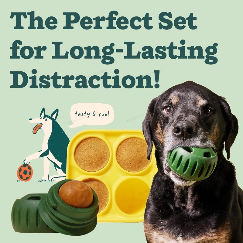 Mainan Kunyah Anjing Pengeluar - Rubber Treat Dispensing Dog Toy ulasan dan harga