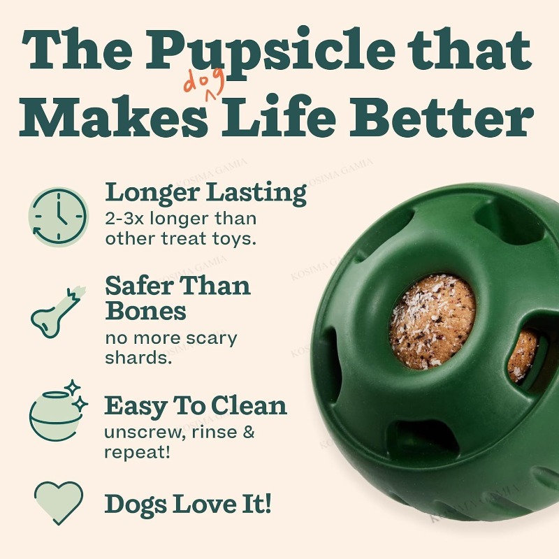 Mainan Kunyah Anjing Pengeluar - Rubber Treat Dispensing Dog Toy ulasan dan harga