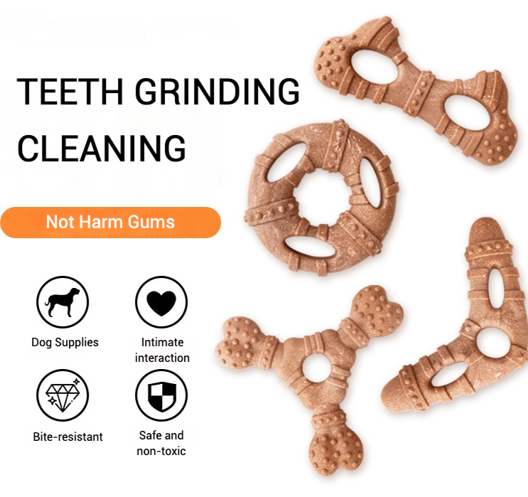 Mainan Gigit Anjing Bentuk Tul - Teeth Cleaning Dog Chew Bone ulasan dan harga