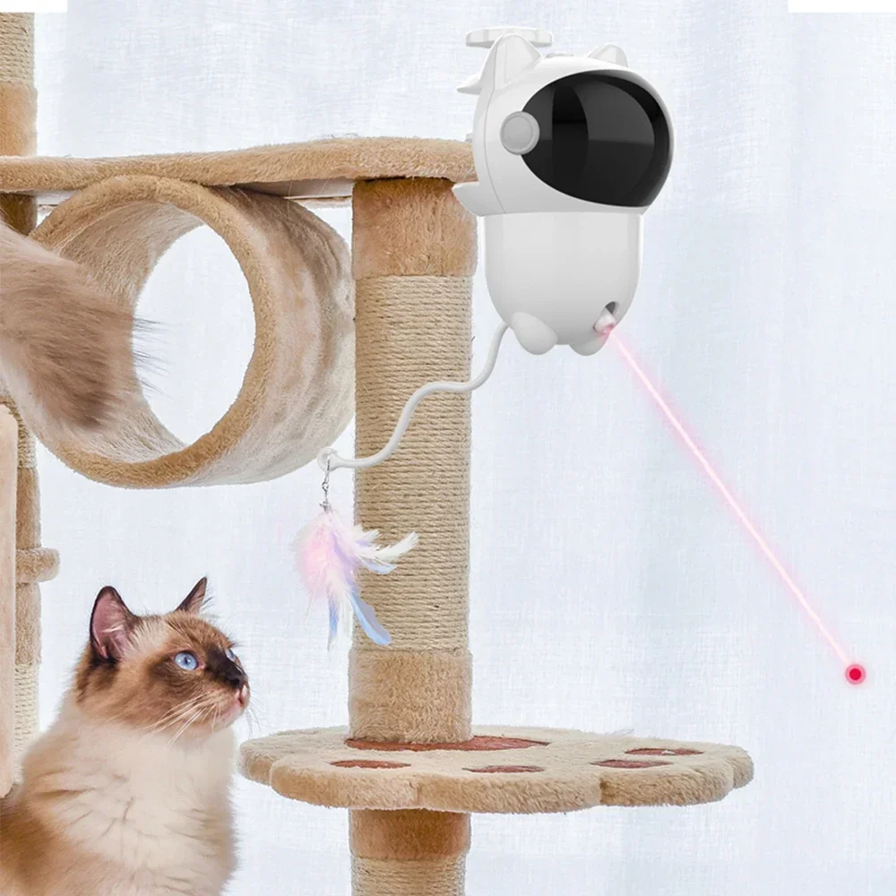 Mainan Laser Interaktif 360 un - Laser Pointer Cat Toy Automatic ulasan dan harga