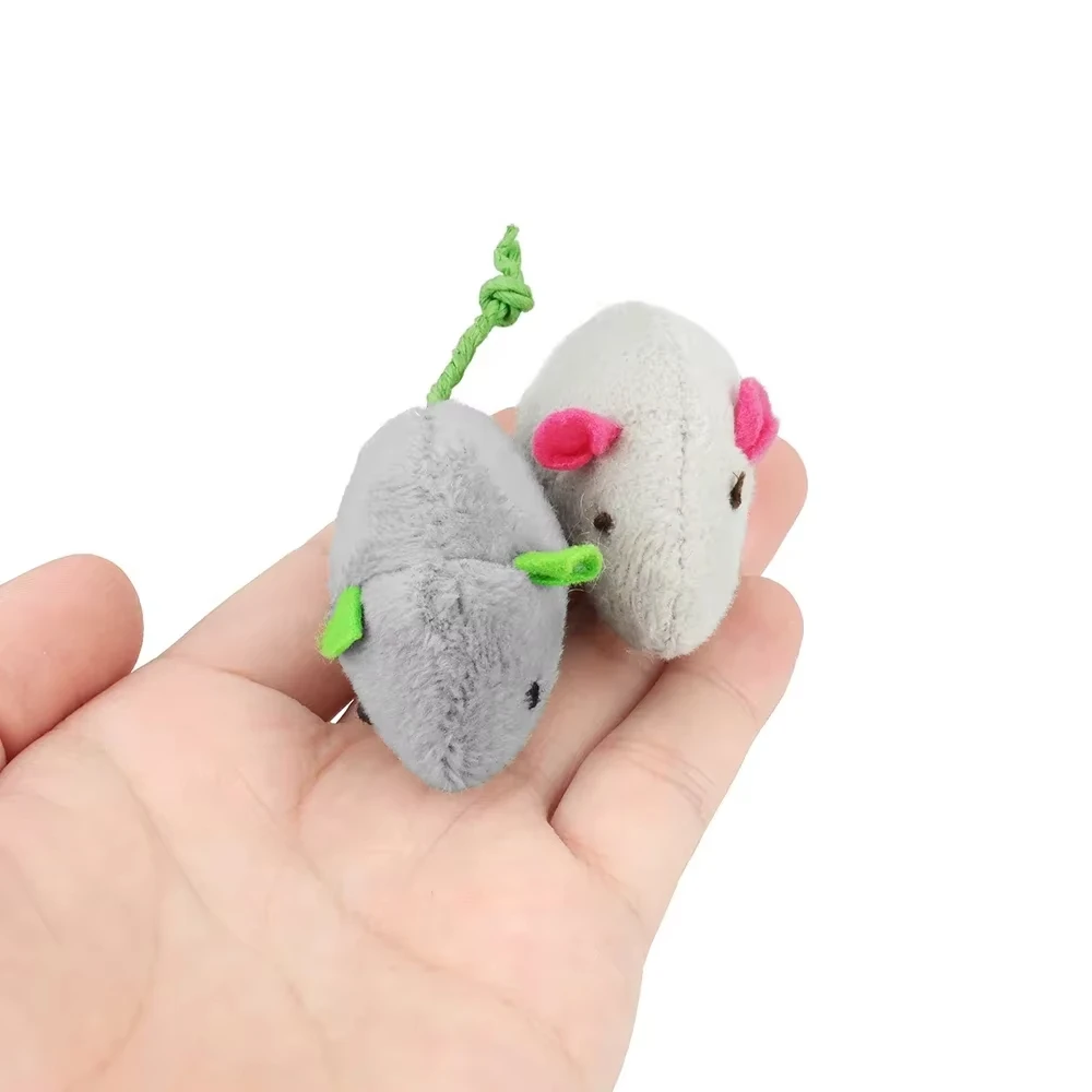 5 buah mainan tikus kucing den - Catnip Interactive Plush Mouse ulasan dan harga