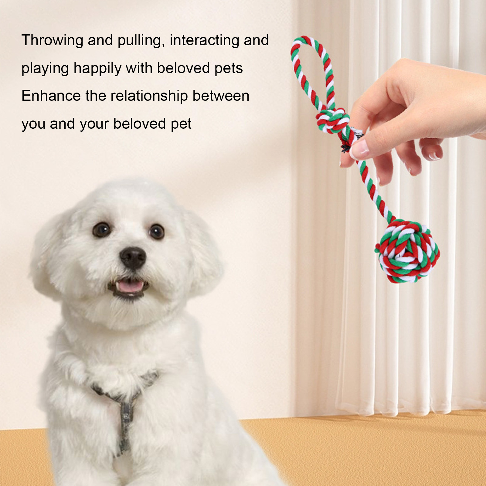 Set Mainan Tali Kunyah Anjing, - Dog Rope Toy Aggressive Chewers ulasan dan harga