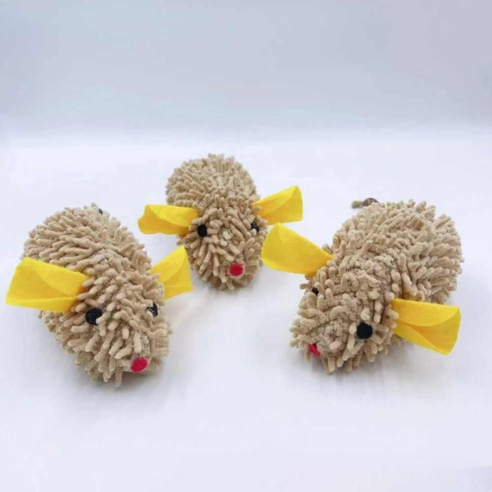 Mainan Kucing Tikus Besar Simu - Catnip Interactive Plush Mouse ulasan dan harga
