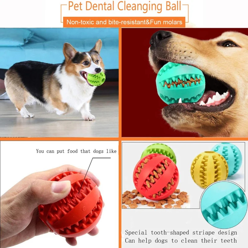 1/2 Buah Bola Mainan Anjing Bo - Dog Puzzle Feeder Toy ulasan dan harga