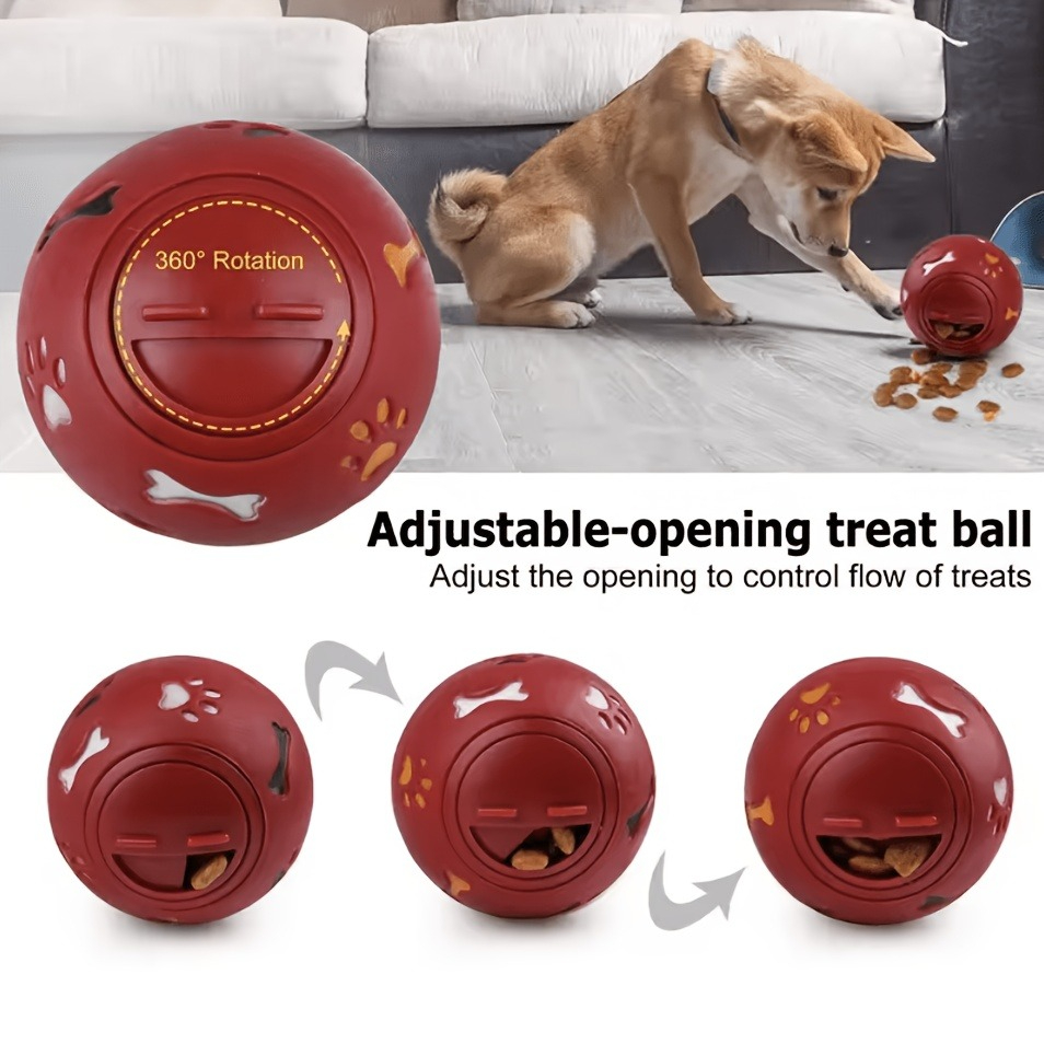 Bola Camilan Anjing, Mainan Di - Rubber Treat Dispensing Dog Toy ulasan dan harga